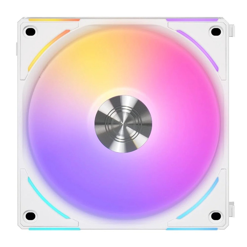Lian Li UNI FAN AL120 V2 Single Fan - White - مروحة تبريد